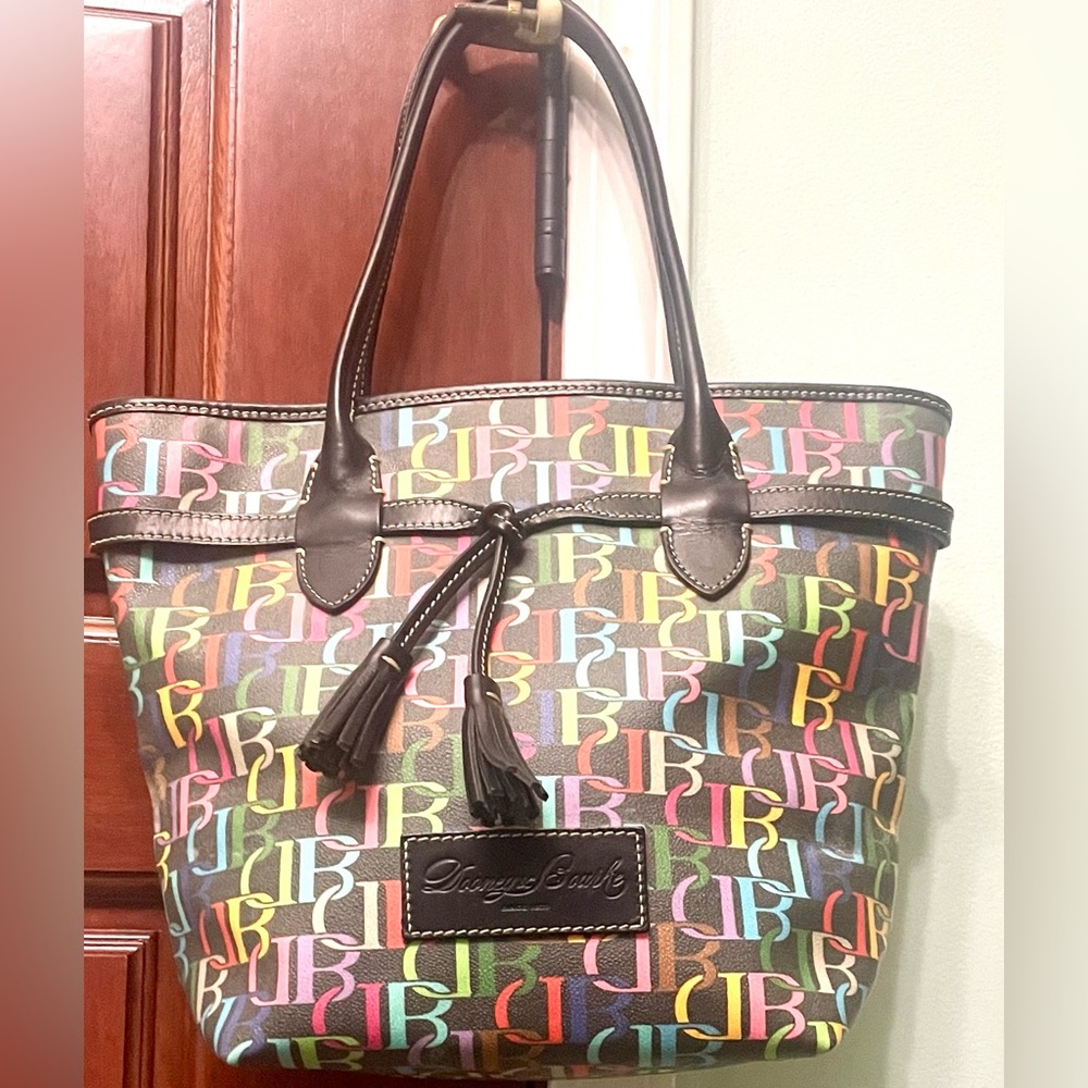 Dooney & Bourke Signature Multicolor Vintage Tote Bag
